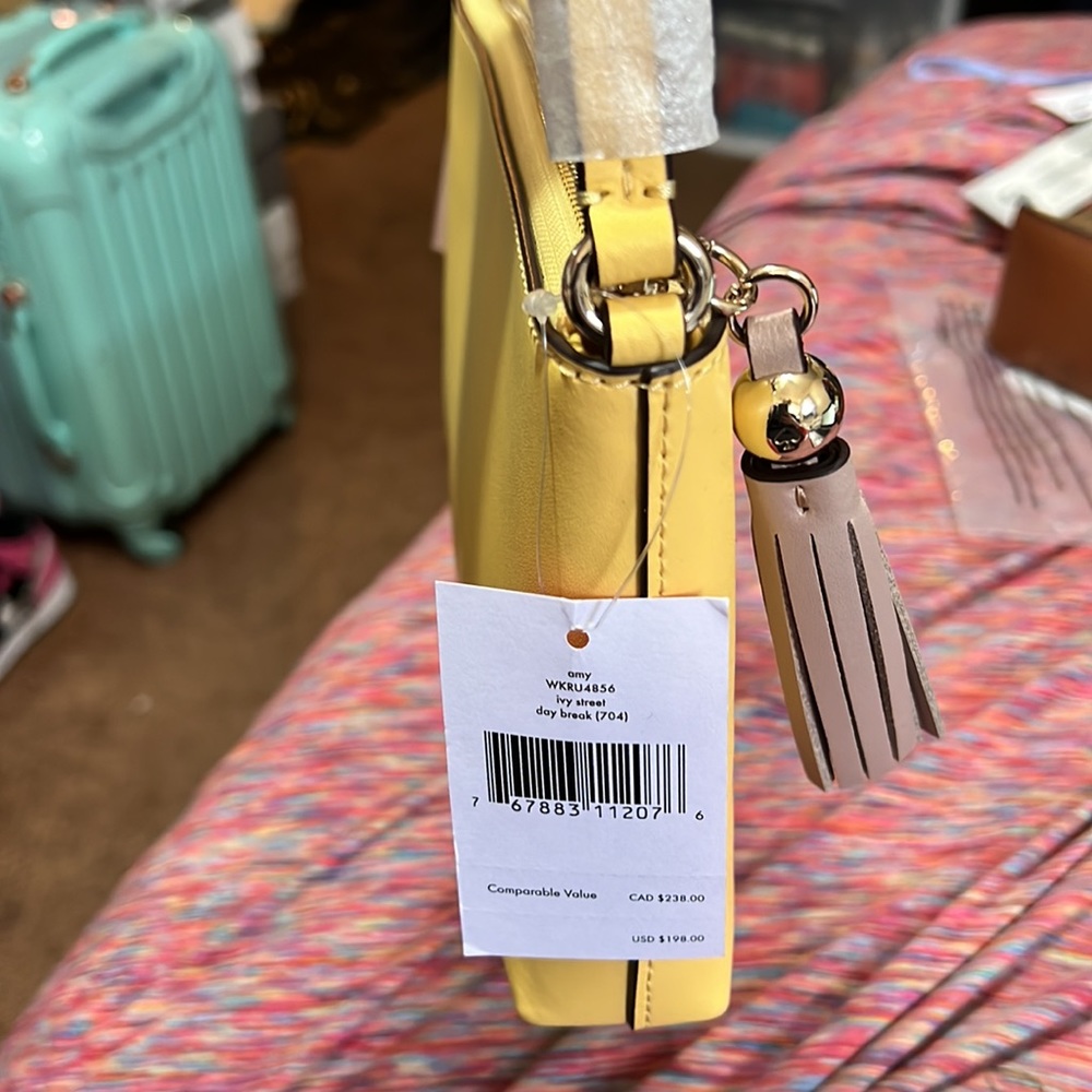 kate spade Yellow Leather Crossbody Bag - Picture 4 of 4
